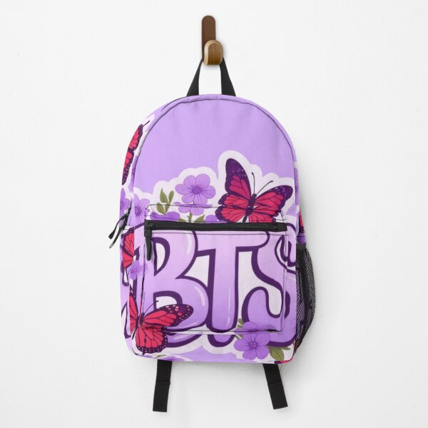 Item preview, BTS Floral Butterfly Design | Purple K-Pop Fan Art | Cute BTS Aesthetic Sticker | Army Gift  designed and sold by Feminine Energy Studio .