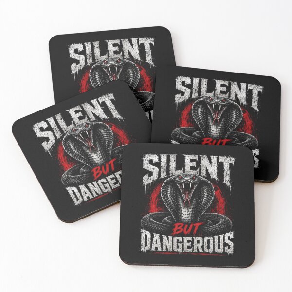 Item preview, Silent But Dangerous Cobra Design designed and sold by IronDiscipline90.