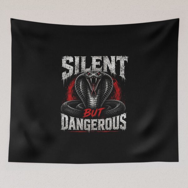 Item preview, Silent But Dangerous Cobra Design designed and sold by IronDiscipline90.