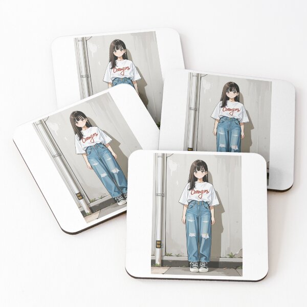 Item preview, Casual Wear - Woman in vintage casual outfit designed and sold by AnimeShin.