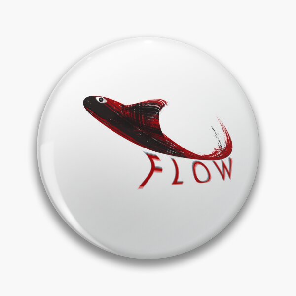 Item preview, Abstract Red and Black Flowing Fish designed and sold by SahmatArt.