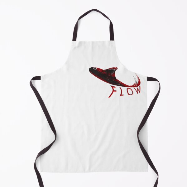 Item preview, Abstract Red and Black Flowing Fish designed and sold by SahmatArt.