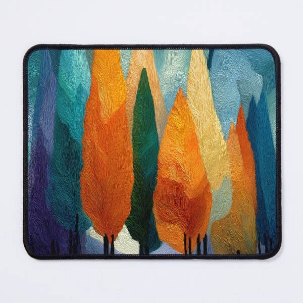 Item preview, Golden Autumn Trees Dream Landscape Modern Color Flow designed and sold by daila70.