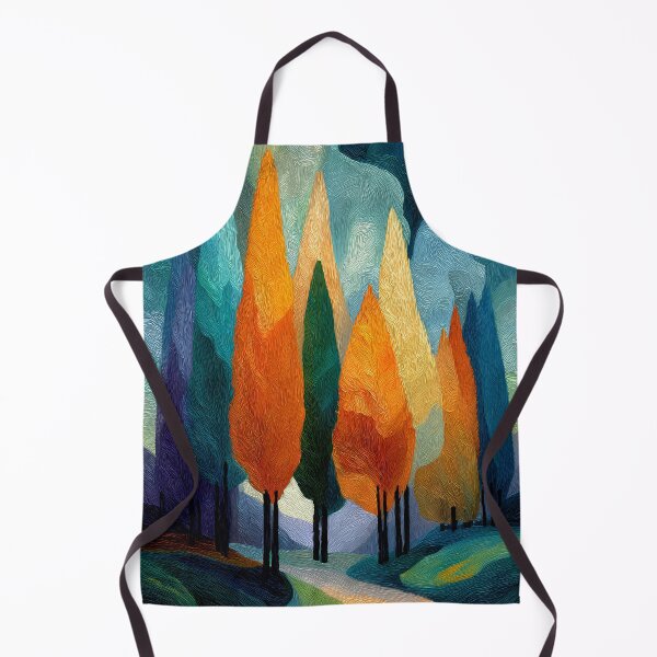 Item preview, Golden Autumn Trees Dream Landscape Modern Color Flow designed and sold by daila70.