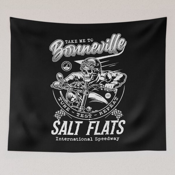 Item preview, Bonneville Salt Flats Motorcycle Racing Vintage designed and sold by JRRTs.