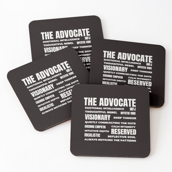 Item preview, INFJ – THE ADVOCATE TRAIT COLLAGE DESIGN | MBTI COLLAGE SERIES – INFJ PERSONALITY EDITION designed and sold by WitLounge.