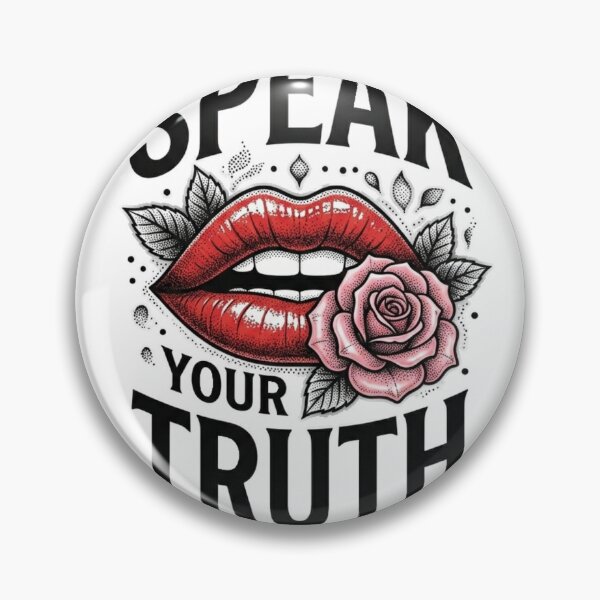 Item preview, Speak Your Truth red lips design designed and sold by Ahmedsyde.