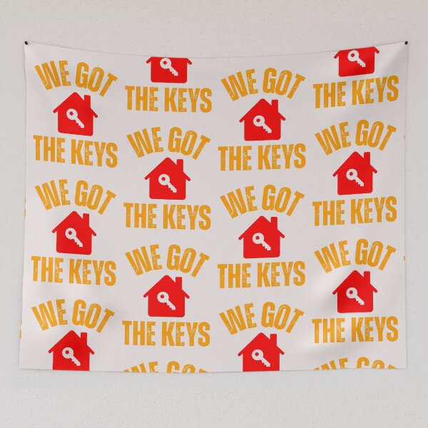 Item preview, We Got The Keys Housewarming designed and sold by erozzz.