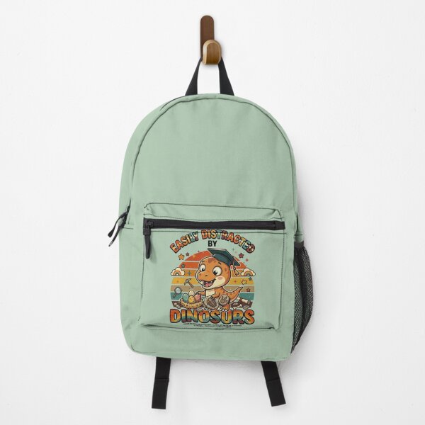 Item preview, Funny Easily Distracted By Dinosaurs Retro Kids Graduation Dinosaur Lover Gift designed and sold by Im-Ara.
