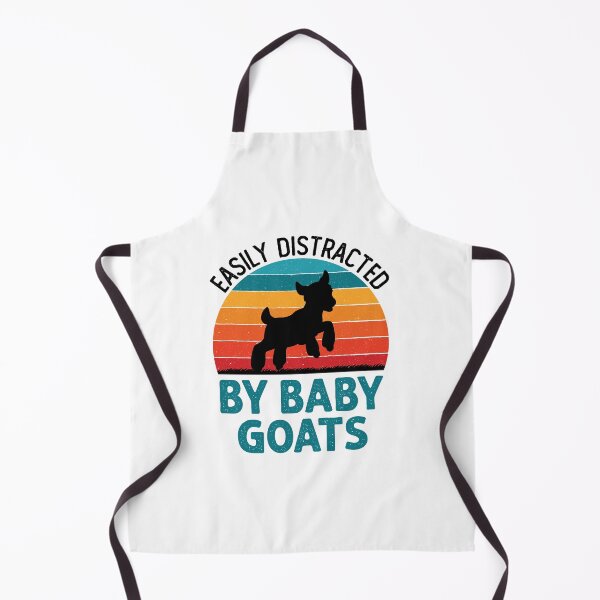 Item preview, Easily Distracted by Baby Goats Cute Goat Farmer designed and sold by jaygo.
