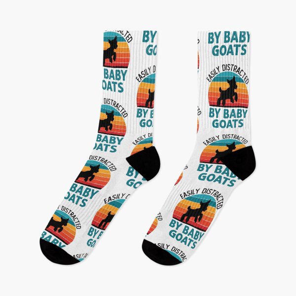 Item preview, Easily Distracted by Baby Goats Cute Goat Farmer designed and sold by jaygo.