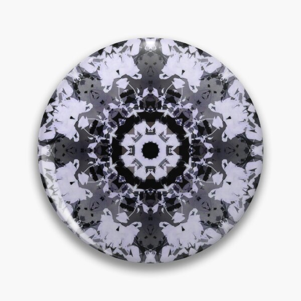 Item preview, White Crystal Ice Snowflake Kaleidoscope Mandala designed and sold by haunguyencong.
