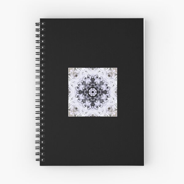 Item preview, White Crystal Ice Snowflake Kaleidoscope Mandala designed and sold by haunguyencong.