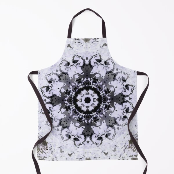 Item preview, White Crystal Ice Snowflake Kaleidoscope Mandala designed and sold by haunguyencong.