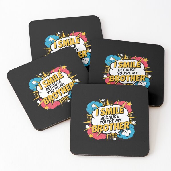 Item preview, I Smile Because You're My Brother Funny Family Apparel for Sibling Gifts designed and sold by Redgiant87x.