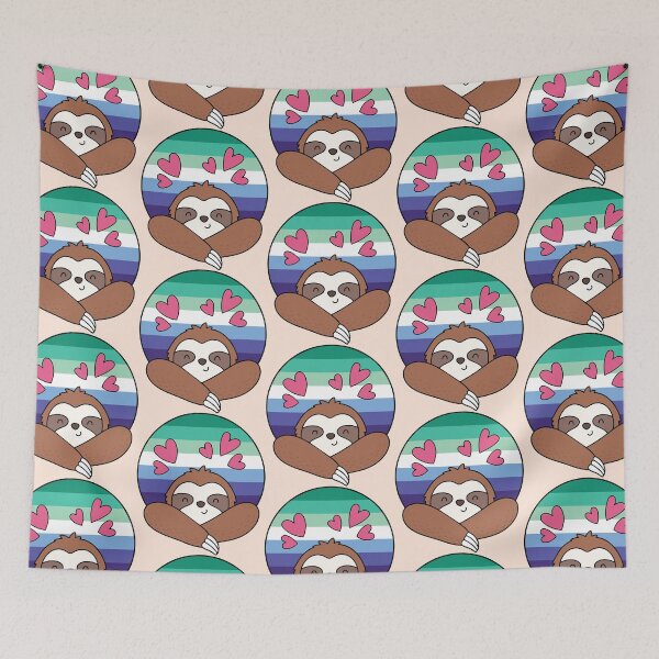 Item preview, LGBTQ Sloth – Cute Gay Pride Design designed and sold by Cannaxes Studio.