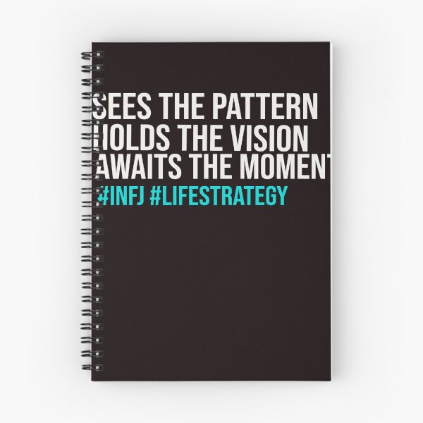 Item preview, SEES THE PATTERN HOLDS THE VISION AWAITS THE MOMENT INFJ | MBTI LIFE STRATEGY SERIES — INFJ PERSONALITY EDITION designed and sold by WitLounge.