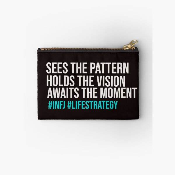 Item preview, SEES THE PATTERN HOLDS THE VISION AWAITS THE MOMENT INFJ | MBTI LIFE STRATEGY SERIES — INFJ PERSONALITY EDITION designed and sold by WitLounge.