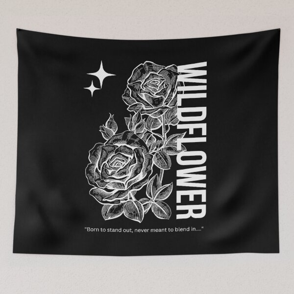 Item preview, Fearless Wildflower Statement Art designed and sold by Modish Me.