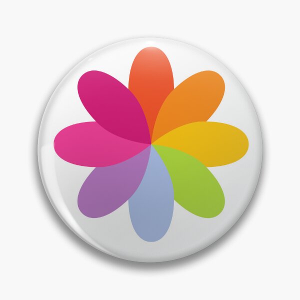 Item preview, Rainbow Flower Pinwheel Graphic Colorful Floral Illustration designed and sold by SolutionsArt.