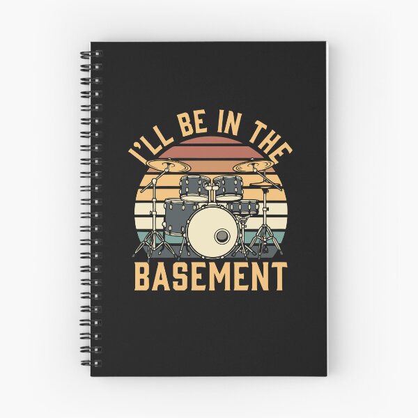 Item preview, Drumming Funny I'll Be in The Basement Vinatge Drum Set Drummer Gift  designed and sold by alenaz.