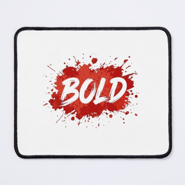 Item preview, Bold Red Ink Splatter Typography Design designed and sold by GiggleInkTees.