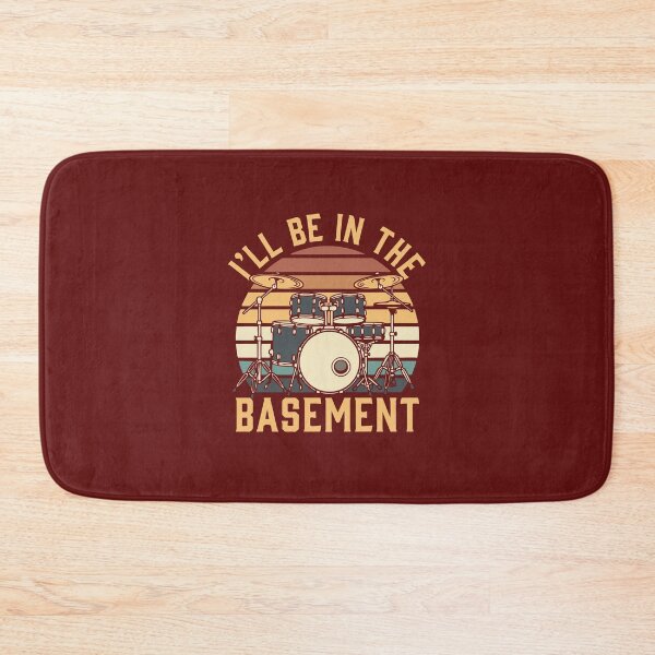 Item preview, Drumming Funny I'll Be in The Basement Vinatge Drum Set Drummer Gift  designed and sold by alenaz.