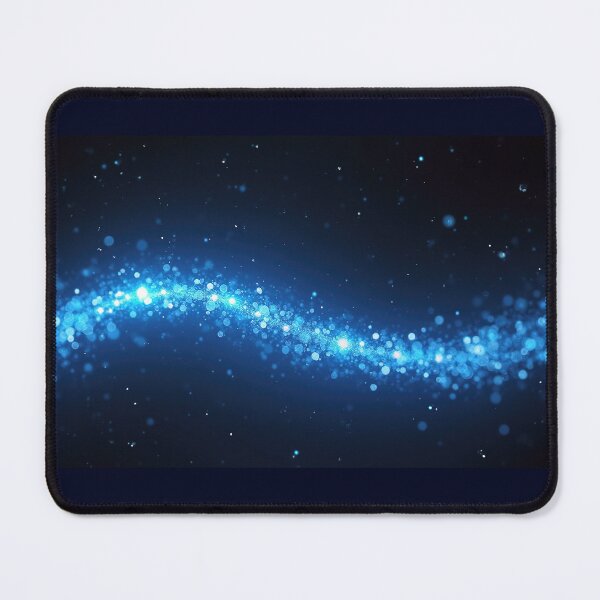 Item preview, Christmas holiday blue light trails with snowflakes designed and sold by ArtEventET.