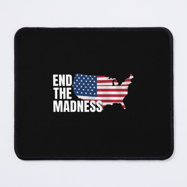 Item preview, End the Madness Patriotic American USA Flag Map Graphic designed and sold by Grace-Cop.