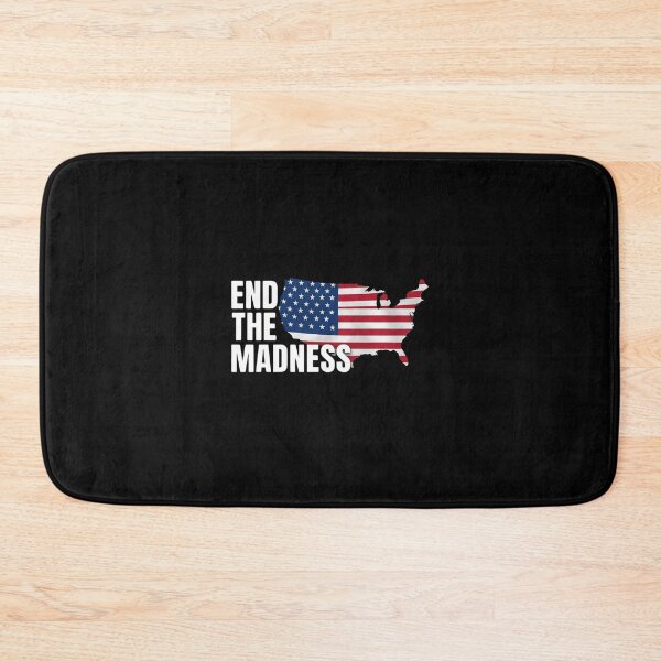 Item preview, End the Madness Patriotic American USA Flag Map Graphic designed and sold by Grace-Cop.