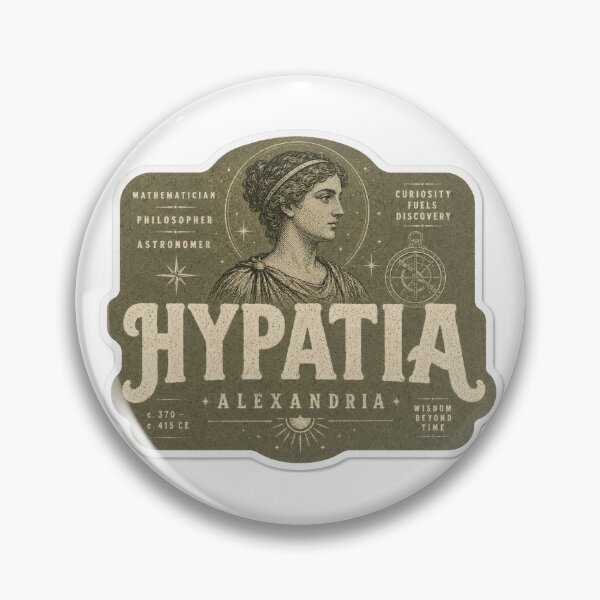 Item preview, Hypatia of Alexandria Scientist Sticker designed and sold by HypatiaLab.