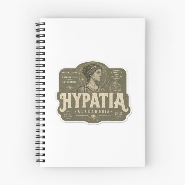 Item preview, Hypatia of Alexandria Scientist Sticker designed and sold by HypatiaLab.