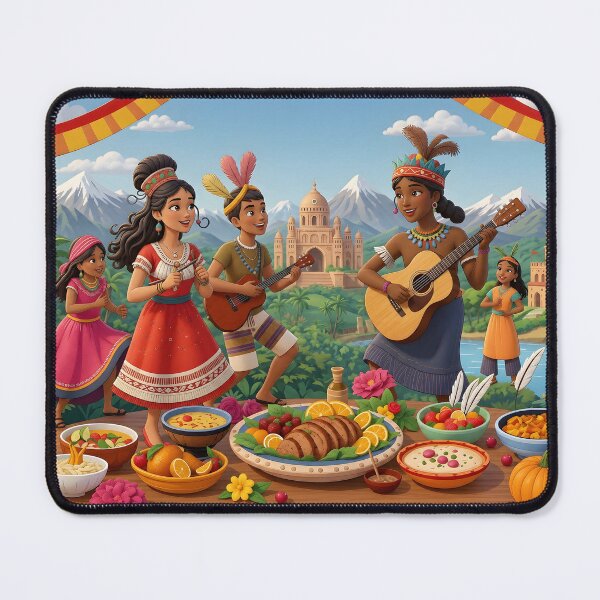 Item preview, Cute Kids Having Party in Beautiful Summer designed and sold by Pim-Crystal.