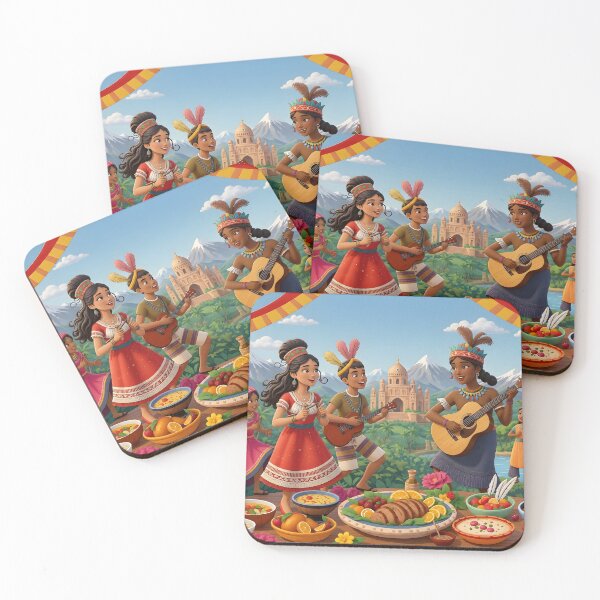 Item preview, Cute Kids Having Party in Beautiful Summer designed and sold by Pim-Crystal.