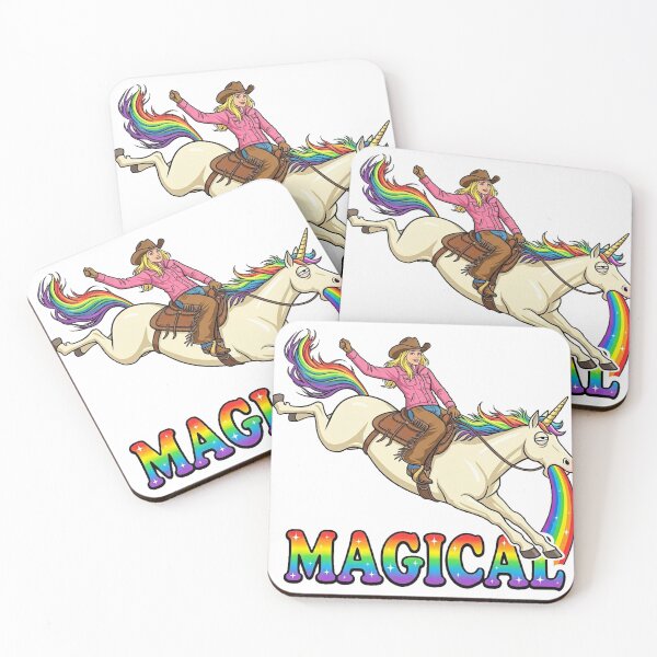 Item preview, Cowgirl Rodeo Unicorns designed and sold by vectcd.