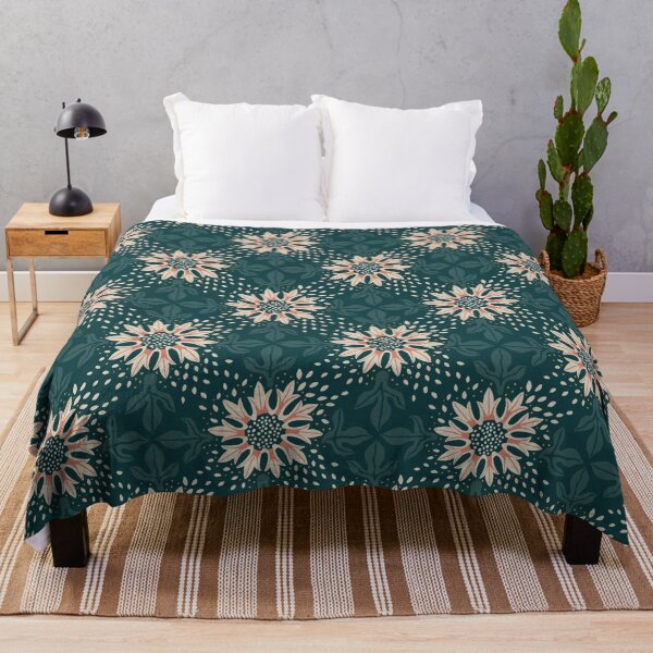 Item preview, Retro Daisy Floral - Bold Cottage Flower Pattern designed and sold by colorofmagic.