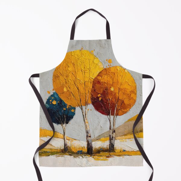 Item preview, Minimalist Autumn Trees Bold Textured Landscape Modern Color Block designed and sold by daila70.