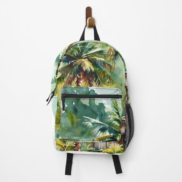 Item preview, Tropical Nest - Modern Luxury Palm Villa Art designed and sold by Modern Nest Art.