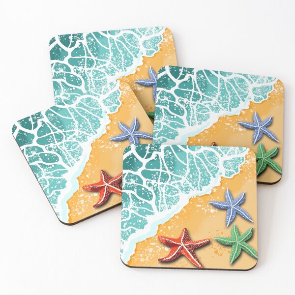 Item preview, Starfish on Sandy Beach designed and sold by Andrew  Hitchen.