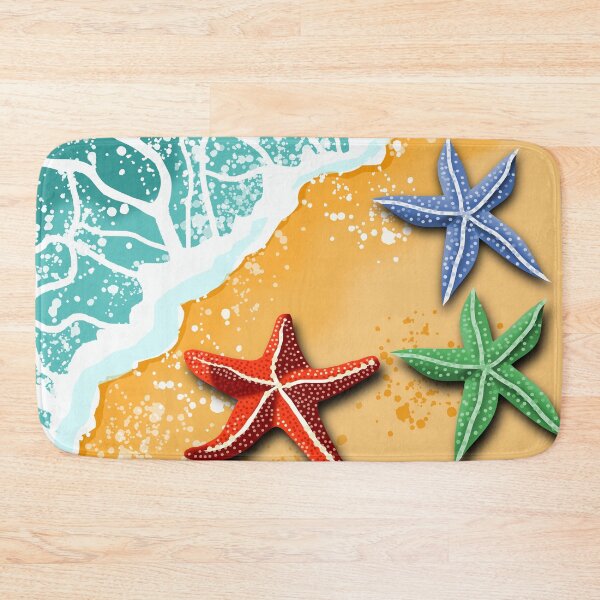 Item preview, Starfish on Sandy Beach designed and sold by Andrew  Hitchen.