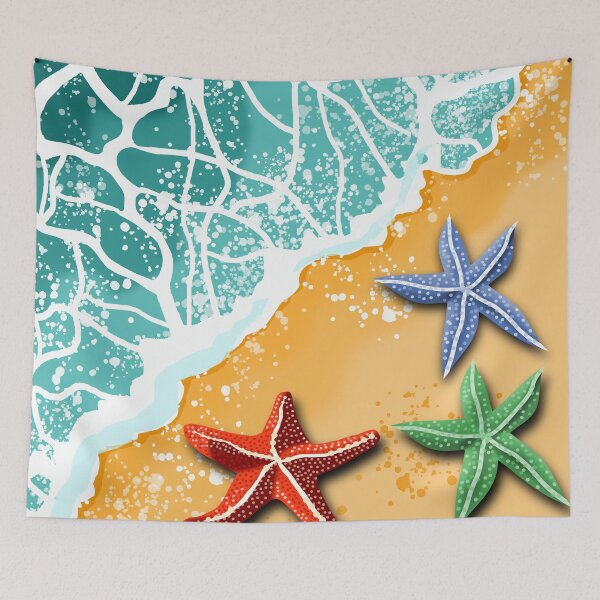 Item preview, Starfish on Sandy Beach designed and sold by Andrew  Hitchen.