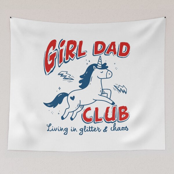 Item preview, Girl Dad Club - Unicorn Dad designed and sold by gunaone-design.