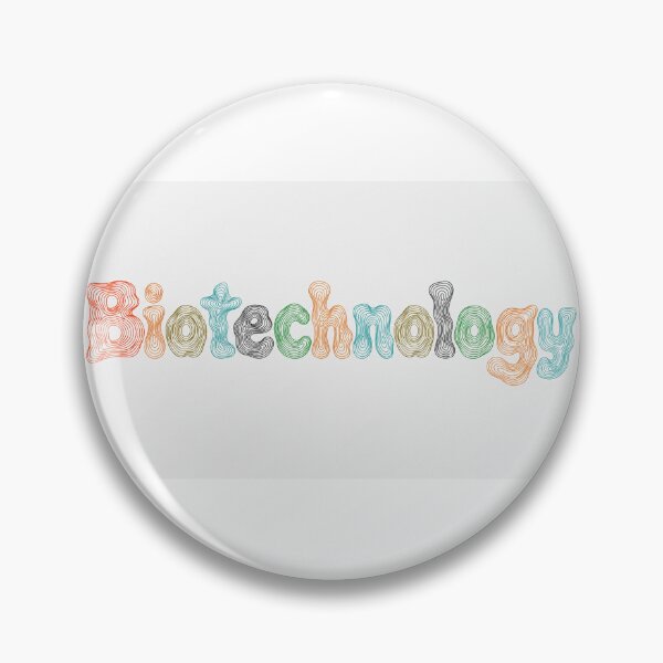 Item preview, Colorful Biotechnology Typography Sticker designed and sold by HypatiaLab.
