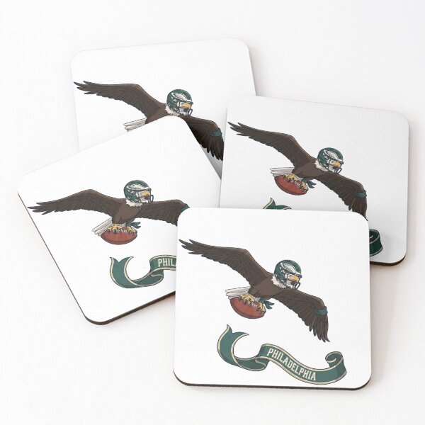 Item preview, Philadelphia Football Eagle Mascot Flying Vintage Art designed and sold by AMSPHY.