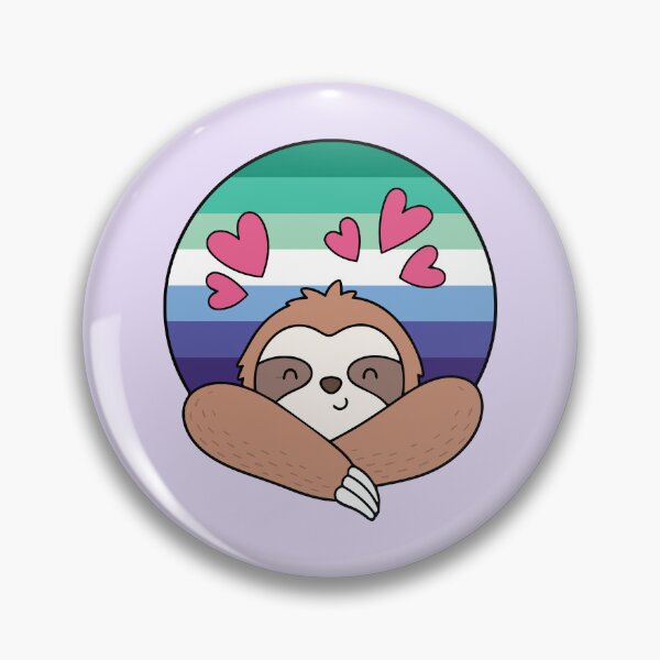 Item preview, LGBTQ Sloth – Kawaii MLM Pride Sloth designed and sold by Cannaxes Studio.