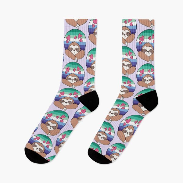 Item preview, LGBTQ Sloth – Kawaii MLM Pride Sloth designed and sold by Cannaxes Studio.