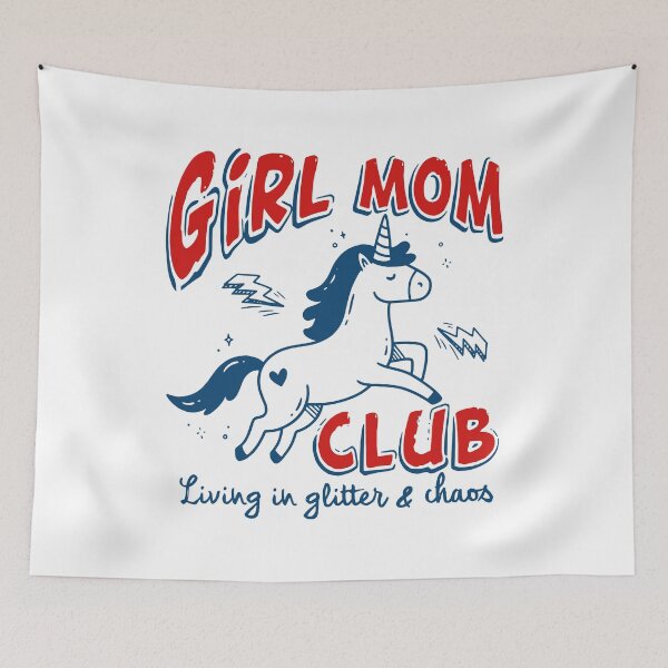 Item preview, Girl Mom Club - Unicorn Mom designed and sold by gunaone-design.