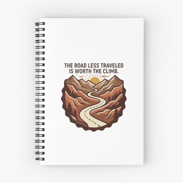 Item preview, Road Less Traveled Is Worth Climb designed and sold by GiggleInkTees.