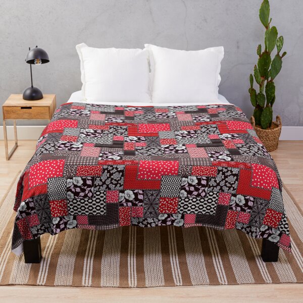 Item preview, Retro Patchwork Floral Quilt Pattern designed and sold by Vac1.