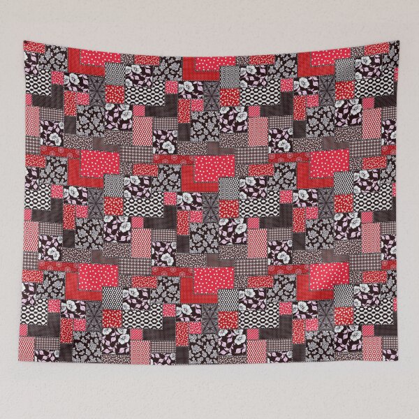Item preview, Retro Patchwork Floral Quilt Pattern designed and sold by Vac1.